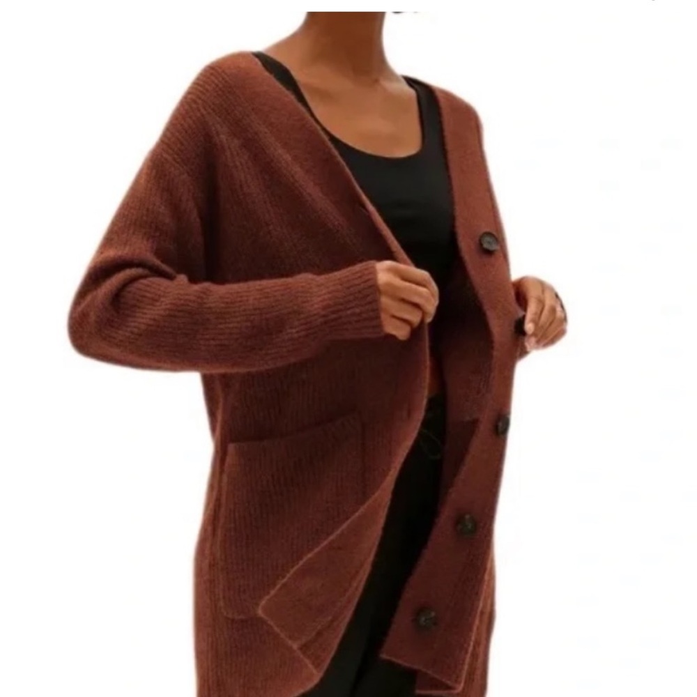 Everlane alpaca oversized cardigan